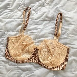 Victoria’s Secret Cream Cheetah Pushup Without Padding